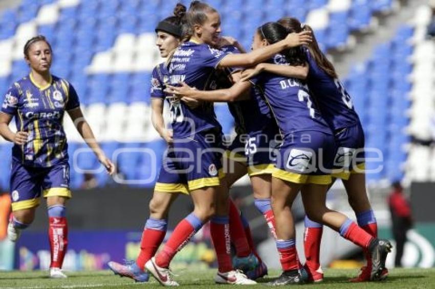 FÚTBOL FEMENIL . PUEBLA VS SAN LUIS