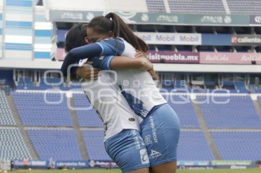 FÚTBOL FEMENIL . PUEBLA VS SAN LUIS
