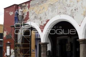 SAN PEDRO CHOLULA . REHABILITACIÓN PORTALES