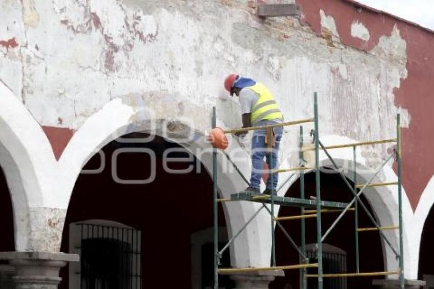 SAN PEDRO CHOLULA . REHABILITACIÓN PORTALES