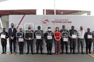 TEXMELUCAN . RECONOCIMIENTO POLICÍAS