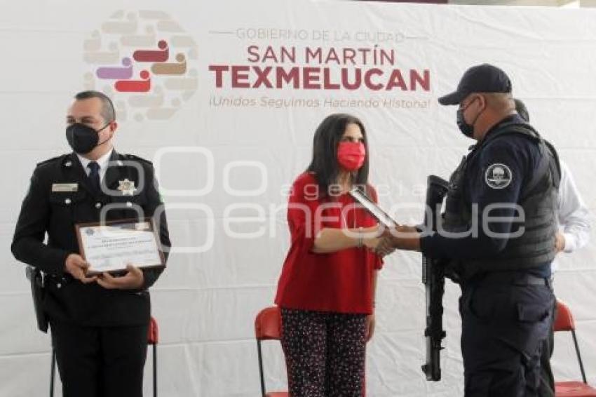 TEXMELUCAN . RECONOCIMIENTO POLICÍAS