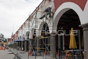 SAN PEDRO CHOLULA . REHABILITACIÓN PORTALES