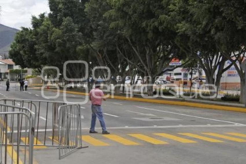 TEHUACÁN . REHABILITACIÓN VIALIDAD