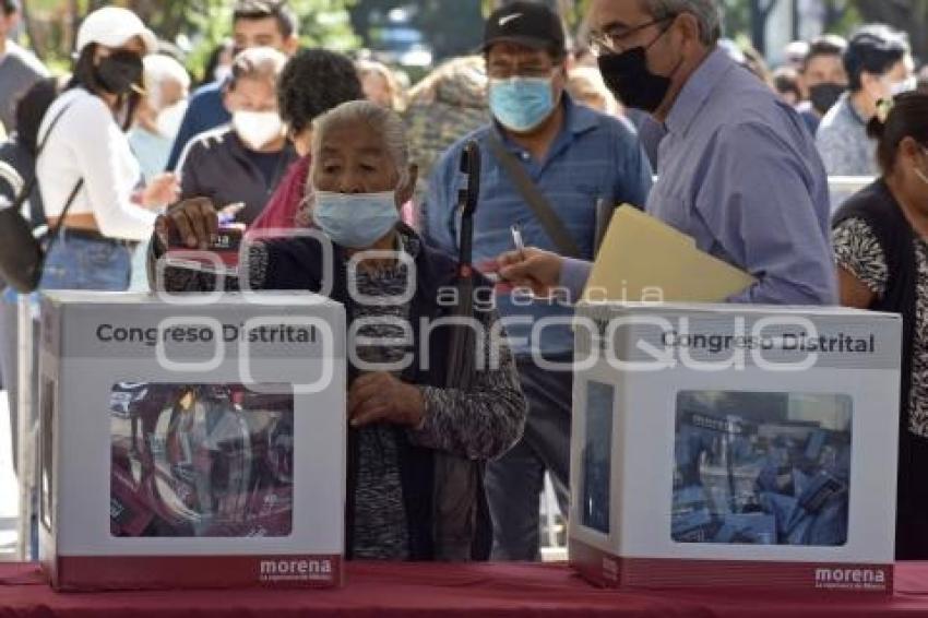 MORENA . ELECCIÓN CONSEJEROS