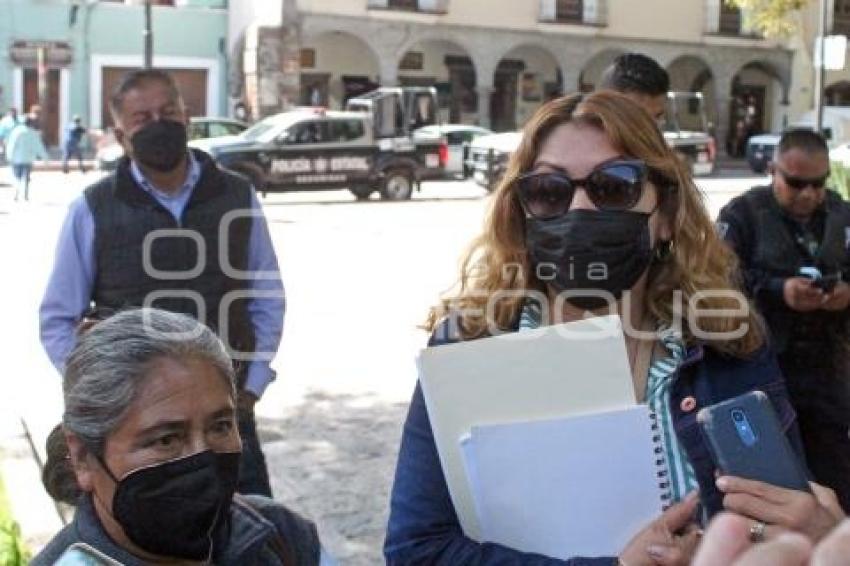 TLAXCALA . MANIFESTACIÓN SINDICATOS