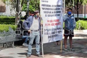 TLAXCALA . MANIFESTACIÓN SINDICATOS