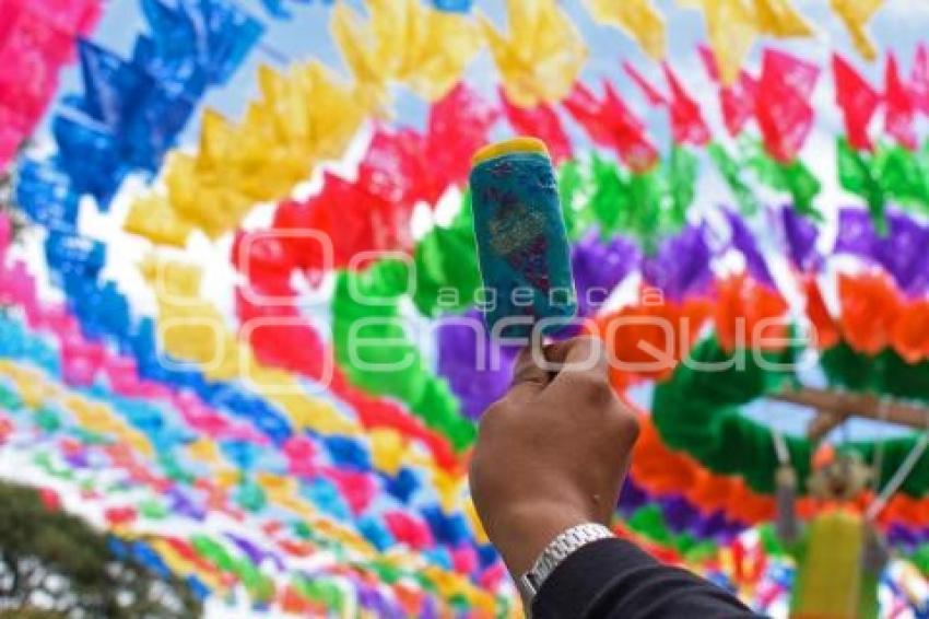 HUAMANTLA . PALETAS ALFOMBRA