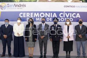 SAN ANDRÉS CHOLULA . CEREMONIA CÍVICA