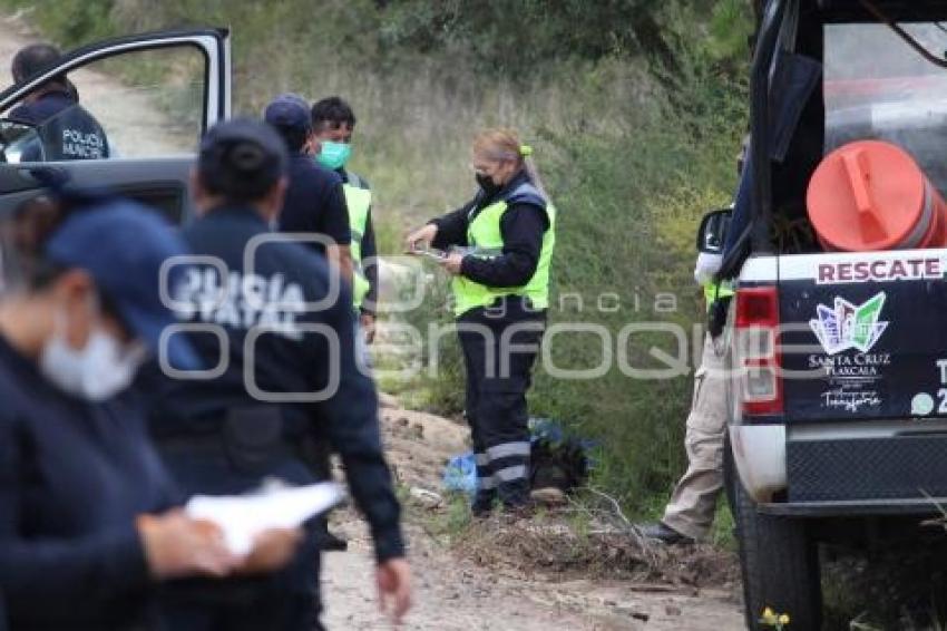 TLAXCALA . LEVANTAMIENTO DE CADÁVER