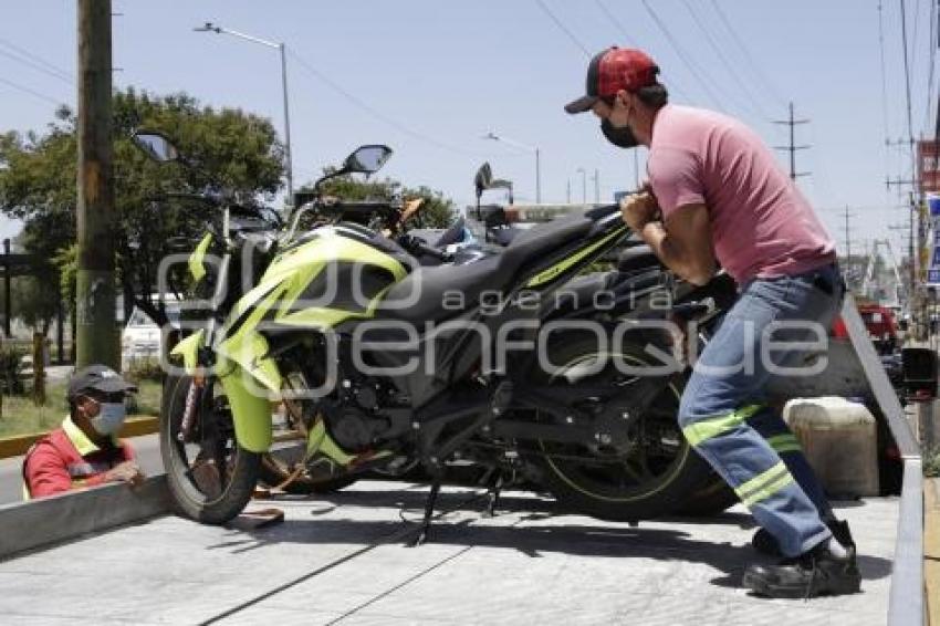 POLICIA . OPERATIVO DE MOTOCICLETAS 