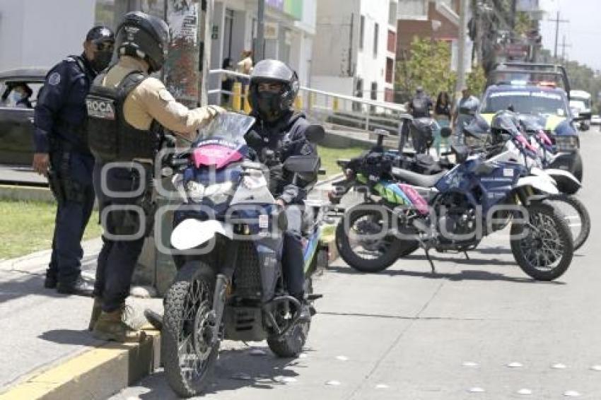 POLICIA . OPERATIVO DE MOTOCICLETAS