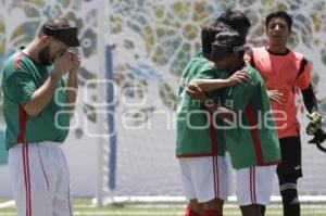 IBSA BLIND FOOTBALL . MÉXICO VS BRASIL