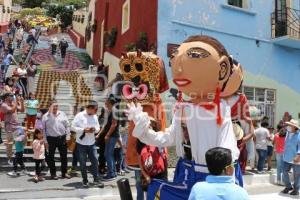 ATLIXCO . DESFILE DE MOJIGANGAS