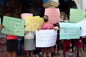 TEHUACÁN . MANIFESTACIÓN COLONOS