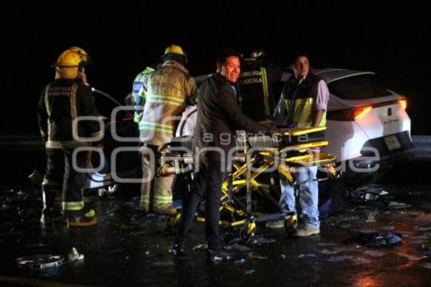 TLAXCALA . ACCIDENTE VIAL