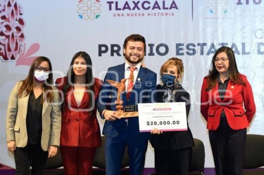 TLAXCALA . PREMIO ESTATAL JUVENTUD