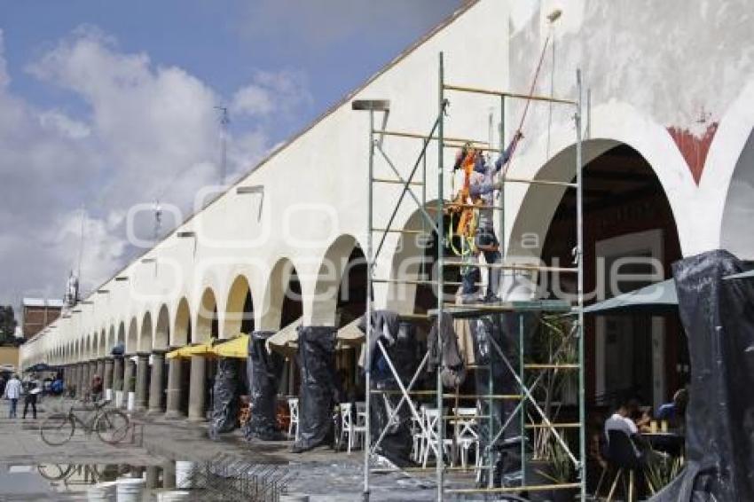 SAN PEDRO CHOLULA . REHABILITACIÓN PORTALES