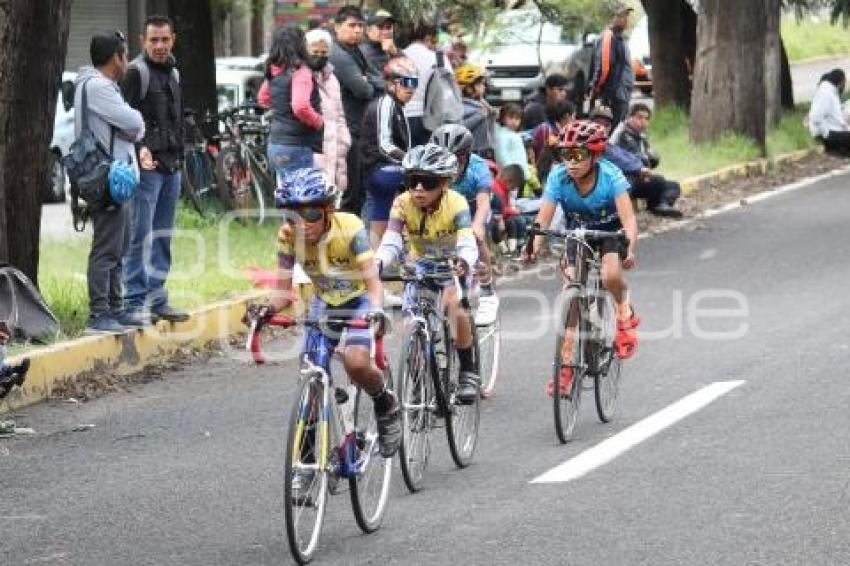 TLAXCALA . COMPETENCIA INFANTIL DE CICLISMO