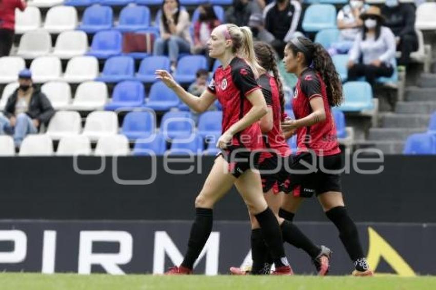 FÚTBOL FEMENIL . PUEBLA VS XOLAS