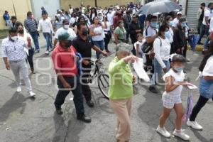 MANIFESTACIÓN COMERCIANTES 46 PONIENTE