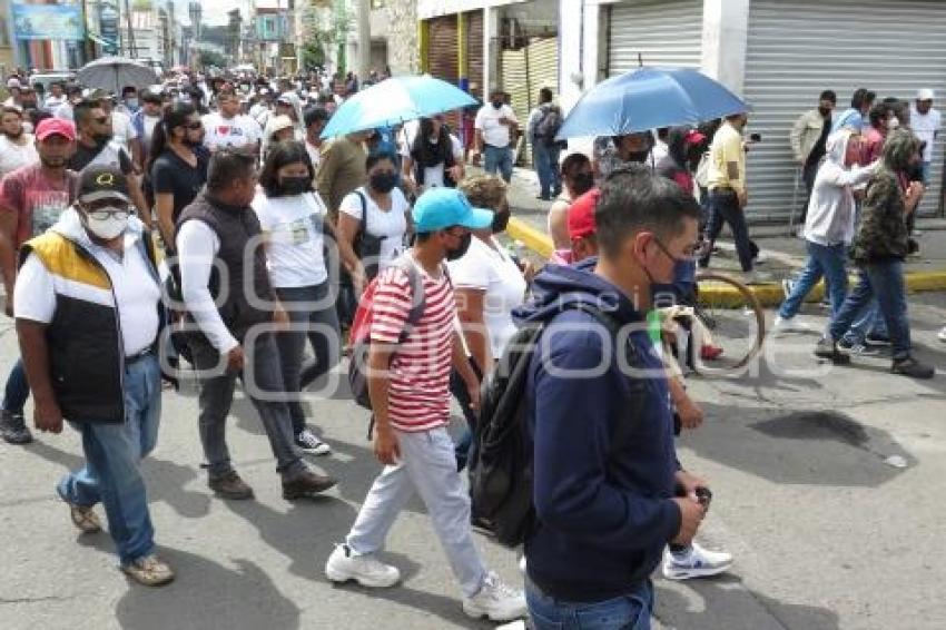 MANIFESTACIÓN COMERCIANTES 46 PONIENTE