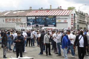 MANIFESTACIÓN COMERCIANTES 46 PONIENTE