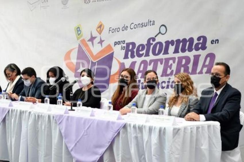 TLAXCALA . FORO REFORMA EDUCATIVA