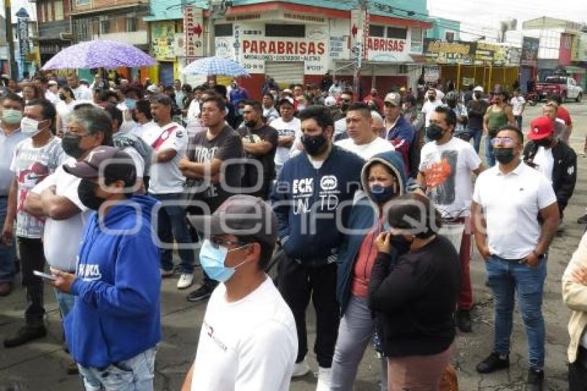 MANIFESTACIÓN COMERCIANTES 46 PONIENTE