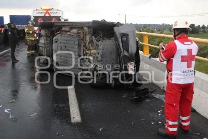 TLAXCALA . VOLCADURA ANILLO PERIFERICO