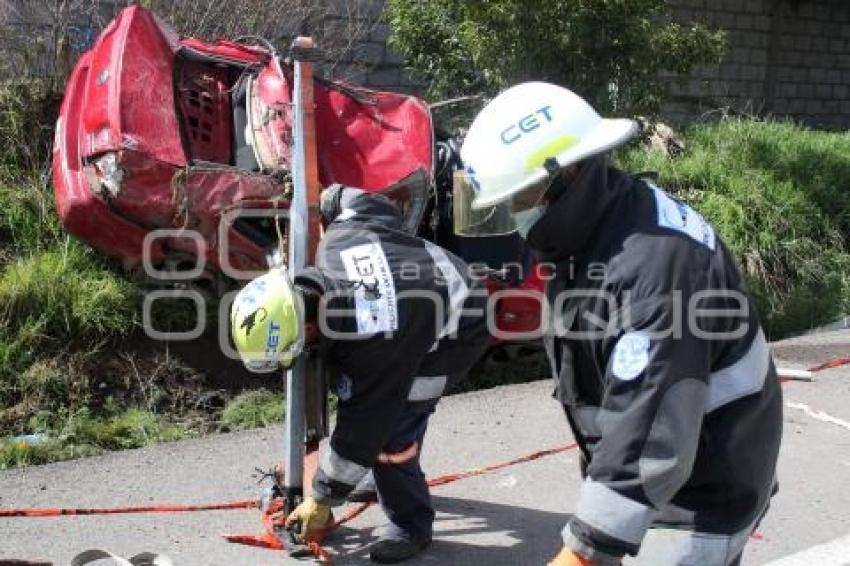 TLAXCALA . ACCIDENTE VIAL