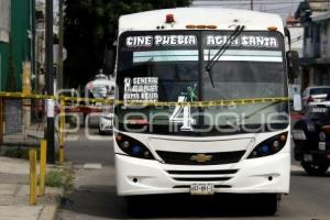 TRANSPORTE PÚBLICO . INFARTO 