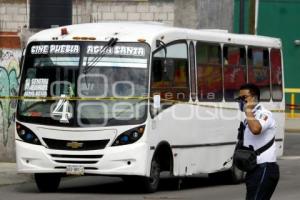 TRANSPORTE PÚBLICO . INFARTO 