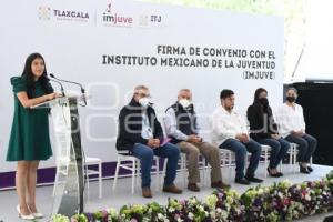 TLAXCALA . FIRMA CONVENIO IMJUVE