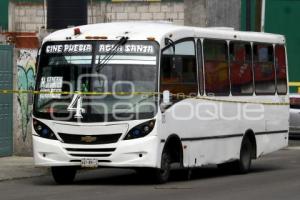 TRANSPORTE PÚBLICO . INFARTO 