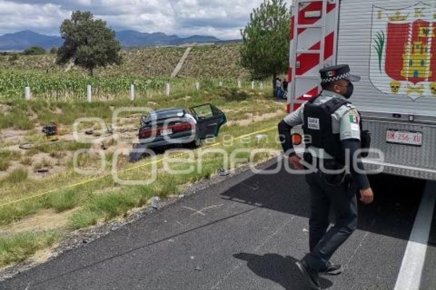 TLAXCALA . ACCIDENTE AUTOMOVILÍSTICO