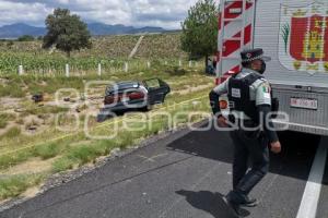 TLAXCALA . ACCIDENTE AUTOMOVILÍSTICO