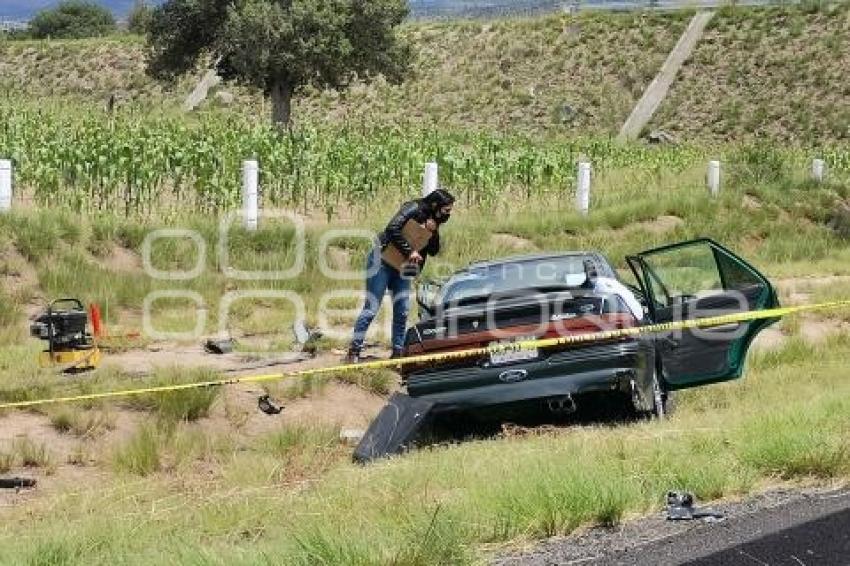 TLAXCALA . ACCIDENTE AUTOMOVILÍSTICO