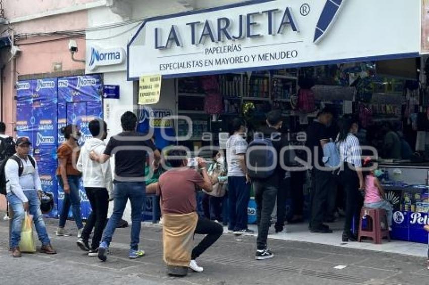 REGRESO A CLASES . PAPELERÍAS