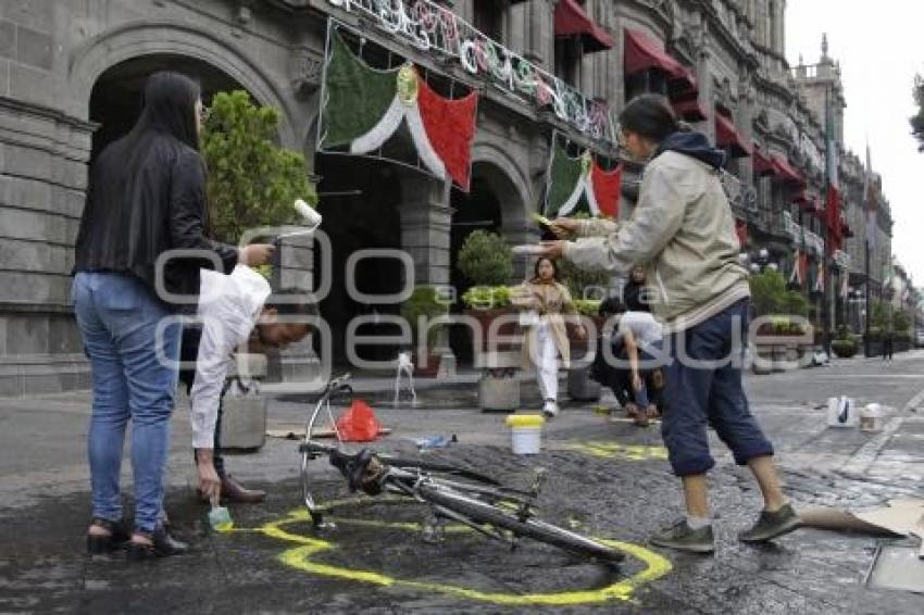 PROTESTA . ORGANIZACIONES DE MOVILIDAD