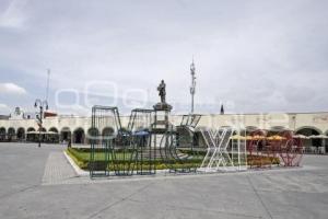 SAN PEDRO CHOLULA . ADORNOS PATRIOS