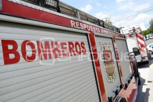 TLAXCALA . CEREMONIA DE BOMBEROS