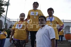 ACATLÁN . CAMINATA ADULTO MAYOR