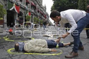 PROTESTA . ORGANIZACIONES DE MOVILIDAD