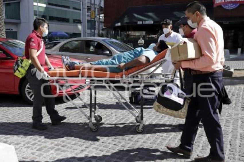 SEGURIDAD . MUJER ATROPELLADA