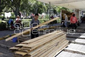 SAN PEDRO CHOLULA . INSTALACIÓN FERIA