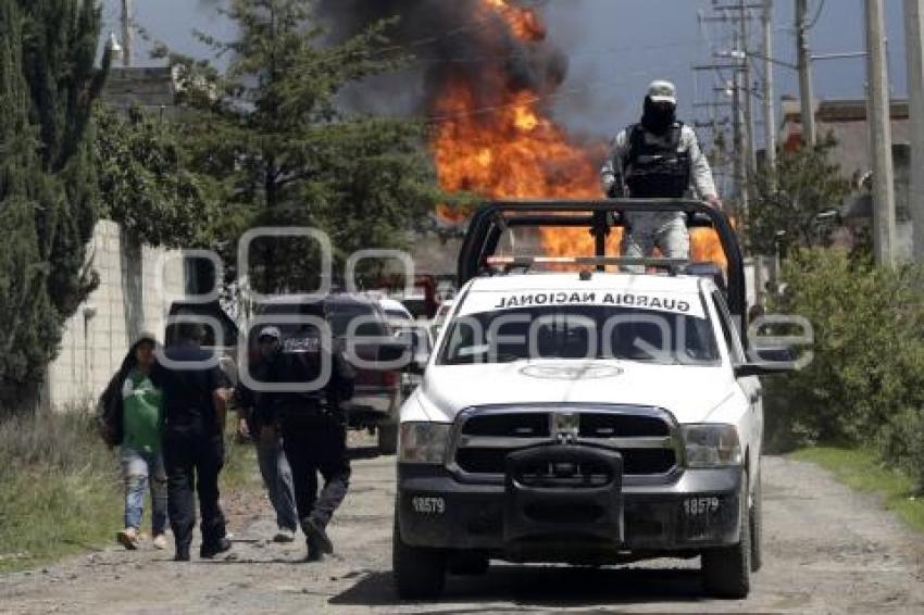 AMOZOC . EXPLOSIÓN GASODUCTO