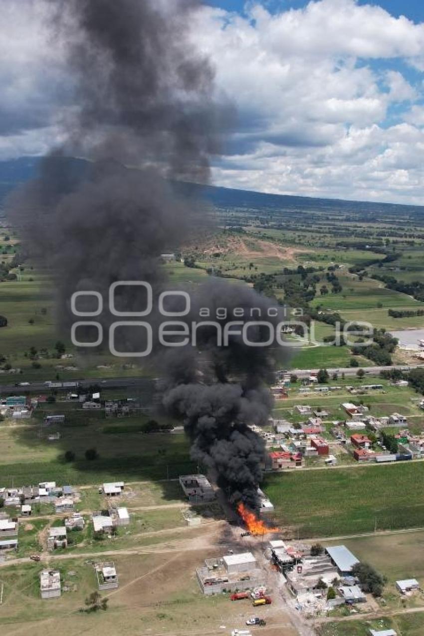 AMOZOC . EXPLOSIÓN GASODUCTO