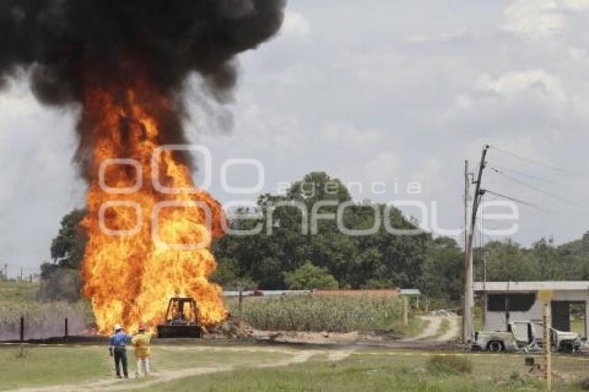 AMOZOC . EXPLOSIÓN GASODUCTO