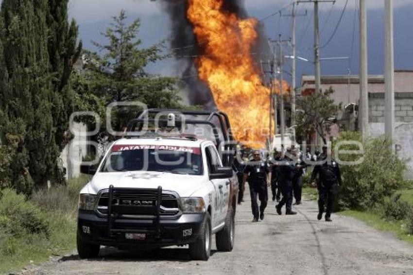 AMOZOC . EXPLOSIÓN GASODUCTO